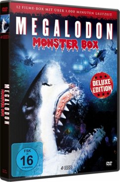 Megalodon Deluxe Box-Edition (12 Filme/4 DVDs) - Madsen,Michael/Lamas,Lorenzo/Logan,Paul