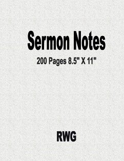 Sermon Notes - Rwg