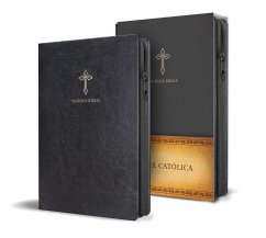 Biblia Católica En Español. Símil Piel Negro, Con Cremallera, Tamaño Compacto / Catholic Bible. Spanish-Language, Leathersoft, Black, Zipper Compact - Biblia de América