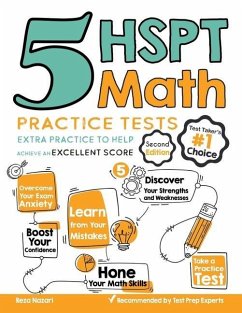 5 HSPT Math Practice Tests: Extra Practice to Help Achieve an Excellent Score - Nazari, Reza