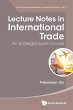 LECTURE NOTES IN INTERNATIONAL TRADE - Bild 1