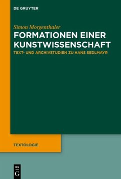 Formationen einer Kunstwissenschaft (eBook, ePUB) - Morgenthaler, Simon