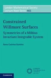 Constrained Willmore Surfaces - Quintino, Aurea Casinhas (Universidade Nova de Lisboa, Portugal)