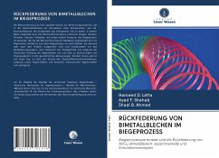 RÜCKFEDERUNG VON BIMETALLBLECHEN IM BIEGEPROZESS - Lafta, Hameed D.;Shahab, Ayad F.;Ahmed, Shadi B.