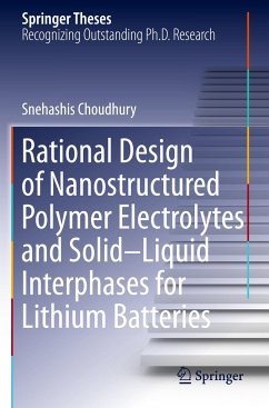 Rational Design of Nanostructured Polymer Electrolytes and Solid¿Liquid Interphases for Lithium Batteries - Choudhury, Snehashis