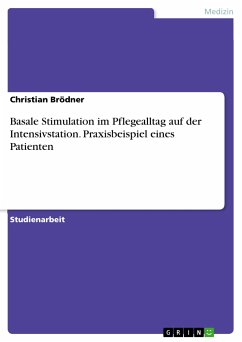 Basale Stimulation im Pflegealltag auf der Intensivstation. Praxisbeispiel eines Patienten (eBook, PDF) - Brödner, Christian