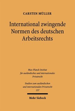 Cover International zwingende Normen des deutschen Arbeitsrechts (eBook, PDF)
