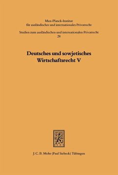 Cover Deutsches und sowjetisches Wirtschaftsrecht (eBook, PDF)