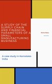 A Study of the Supply Chain and Financial Parameters of a Small Manufacturing Business (eBook, ePUB)