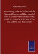 A Dictionary and Concordance of the... - Bild 1