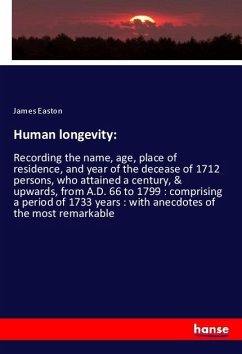 Human longevity: - Easton, James