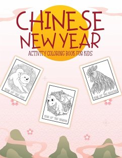 Cover Chinese New Year Activity Coloring Book For Kids