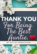 Thank You For Being The Best Auntie - Bild 1