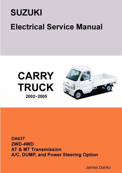 SUZUKI CARRY DA63T Electrical Service Manual & Diagrams - Danko, James
