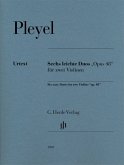 Six easy Duets "op. 48" for two Violins Six easy Duets "op. 48" for two Violins
