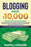 BLOGGING #2020 $10,000 PER MONTH BOOSTER PROGRAM