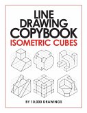 Line Drawing Copybook Isometric Cubes