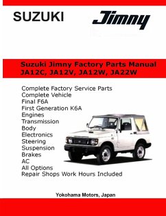 Suzuki Jimny English Factory Parts Manual JA12, JA22W Series - Danko, James