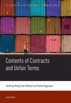 Contents Contracts Unfair Terms Scla C - Al, Chen-Wishart Et