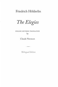 Elegies - Hölderlin, Friedrich