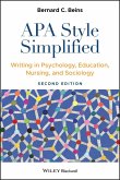 APA Style Simplified - Writing in Psychology, Education, Nursing, and Sociology 2e
