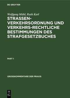 Cover Strassenverkehrsordnung und verkehrsrechtliche Bestimmungen des Strafgesetzbuches (eBook, PDF)