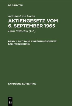 Cover §§ 179-410. Einführungsgesetz. Sachverzeichnis (eBook, PDF)