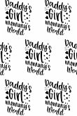 Daddy's Girl, Mommy's World Composition Notebook - Small Ruled Notebook - 6x9 Lined Notebook (Softcover Journal / Notebook / Diary)