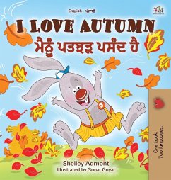 Cover I Love Autumn (English Punjabi Bilingual Book for Kids)