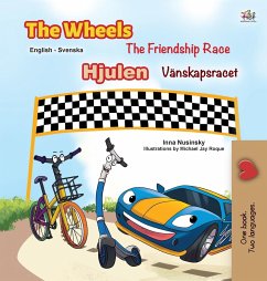 The Wheels -The Friendship Race (English Swedish Bilingual Book for Kids) - Books, Kidkiddos; Nusinsky, Inna