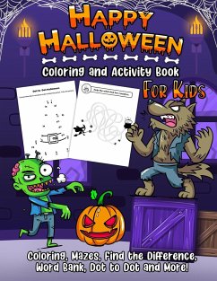 Coloring and Activity Book - Halloween Edition - Hall, Harper