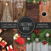 Christmas Wood Scrapbook Paper Pad 8x8 Scrapbooking Kit for Papercrafts, Cardmaking, Printmaking, DIY Crafts, Holiday Themed, Designs, Borders, Backgrounds, Patterns