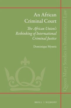 An African Criminal Court - Mystris, Dominique