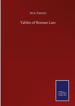 Tables of Roman Law