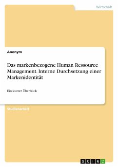 Das markenbezogene Human Ressource Management. Interne Durchsetzung einer Markenidentität