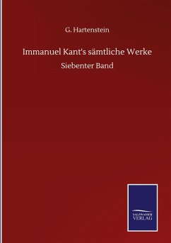 Immanuel Kant's sämtliche Werke - Hartenstein, G.