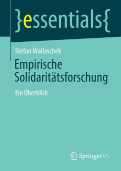 Empirische Solidaritätsforschung - Wallaschek, Stefan