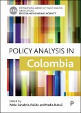 Policy Analysis in Colombia (eBook, ePUB)