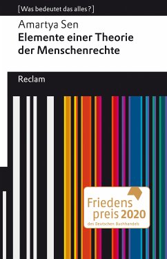 Elemente einer Theorie der Menschenrechte (eBook, ePUB) - Sen, Amartya