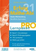 Erfolg im Mathe-Abi 2021 Lernpaket 'Pro' Baden-Württemberg Berufliche Gymnasien, 4 Teile
