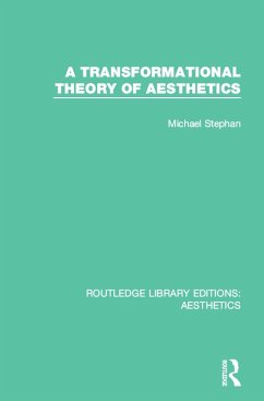 Cover A Transformation Theory of Aesthetics (eBook, PDF)