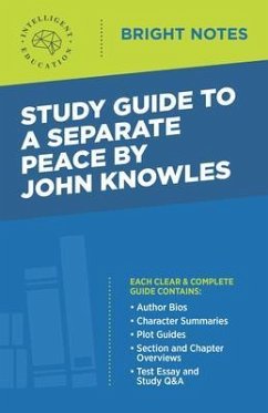 Cover Study Guide to A Separate Peace by John Knowles (eBook, ePUB)