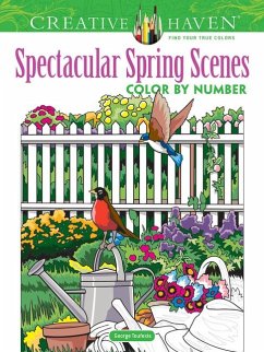 Creative Haven Spectacular Spring Scenes Color by Number - Toufexis, George