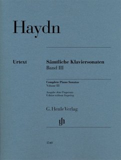 Cover Complete Piano Sonatas Volume III
