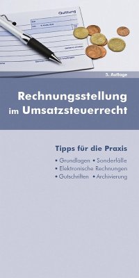 Rechnungsstellung im Umsatzsteuerrecht (eBook, PDF) - Dipplinger, Gerald; Rosenauer, Johanna