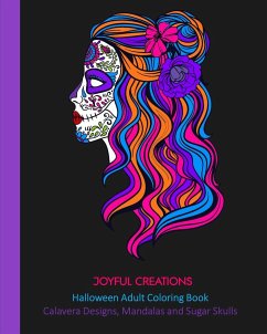 Halloween Adult Coloring Book - Creations, Joyful