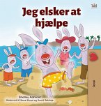 I Love to Help (Danish Book for Kids)