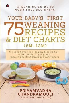 Your Baby's First 75 Weaning recipes and Diet Charts (6M-12M): A weaning guide to nourished beginning - Priyamvadha Chandramouli