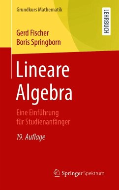 Lineare Algebra (eBook, PDF) - Fischer, Gerd; Springborn, Boris