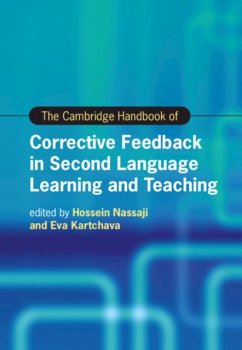 The Cambridge Handbook of Corrective Feedback in Second Language Learning and Teaching